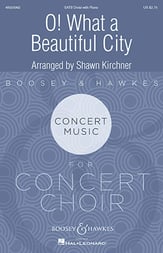 O! What a Beautiful City SSAATTBB choral sheet music cover